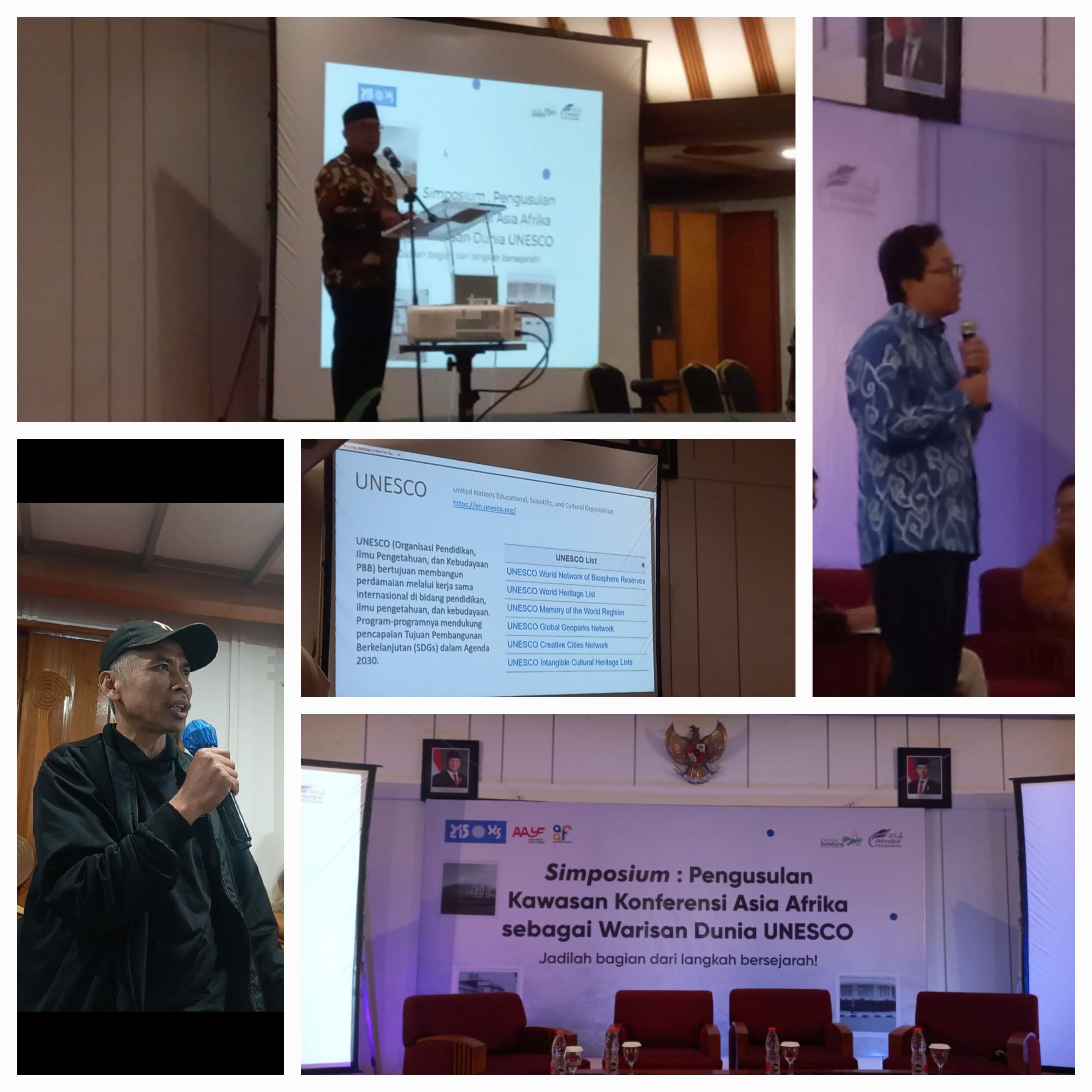 Kang Farhan membuka Simposium dan Kang Aji dari Kementerian Luar Negeri Republik Indonesia