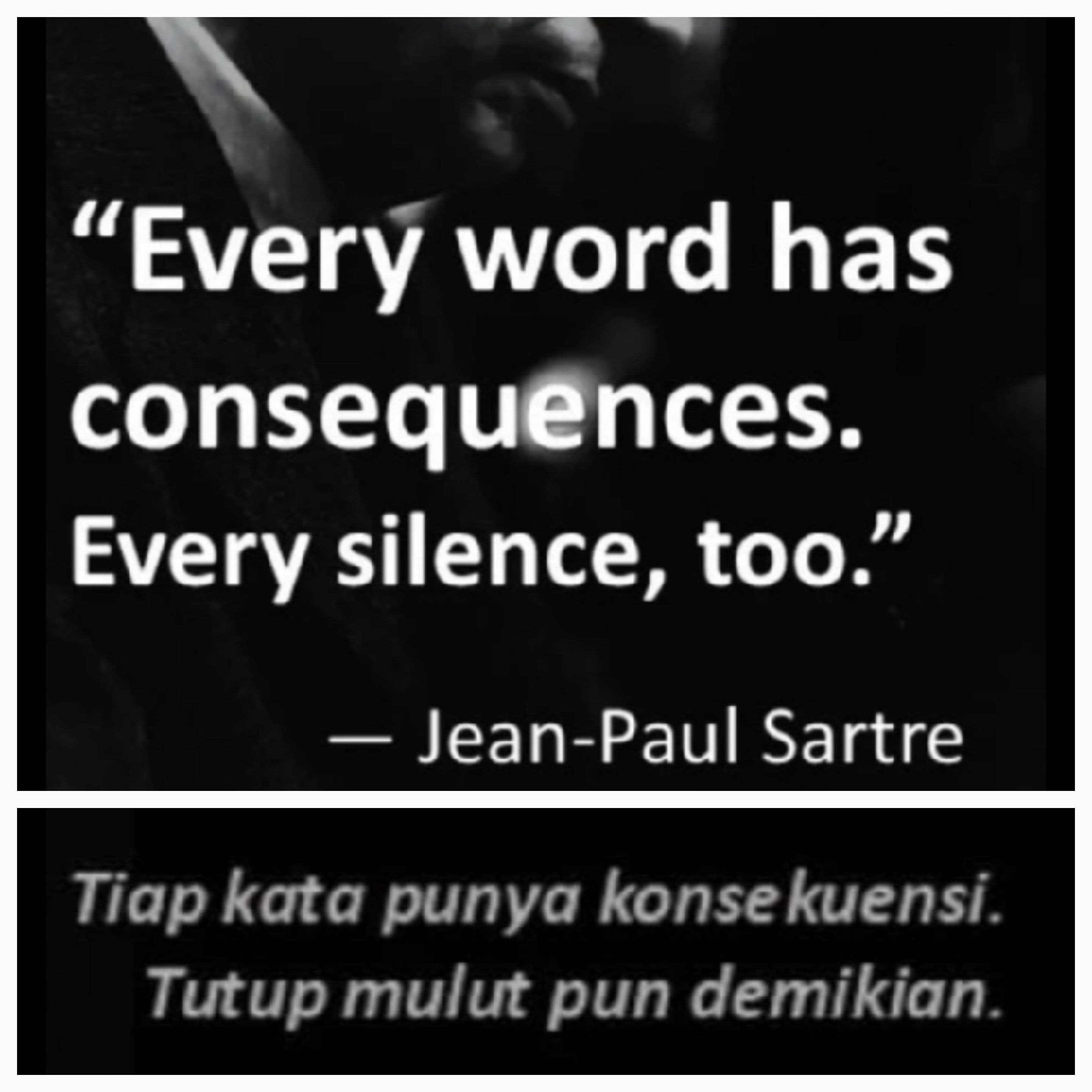 HIDUP ITU BERESIKO : BICARA ATAU DIAM