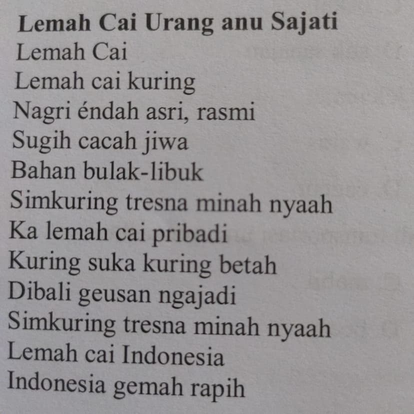 Lemah Cai Kuring Nu Sajati ( Apip Mustopa )