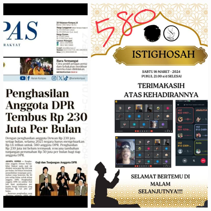 ISTIGHOSAH malam ke 580 
