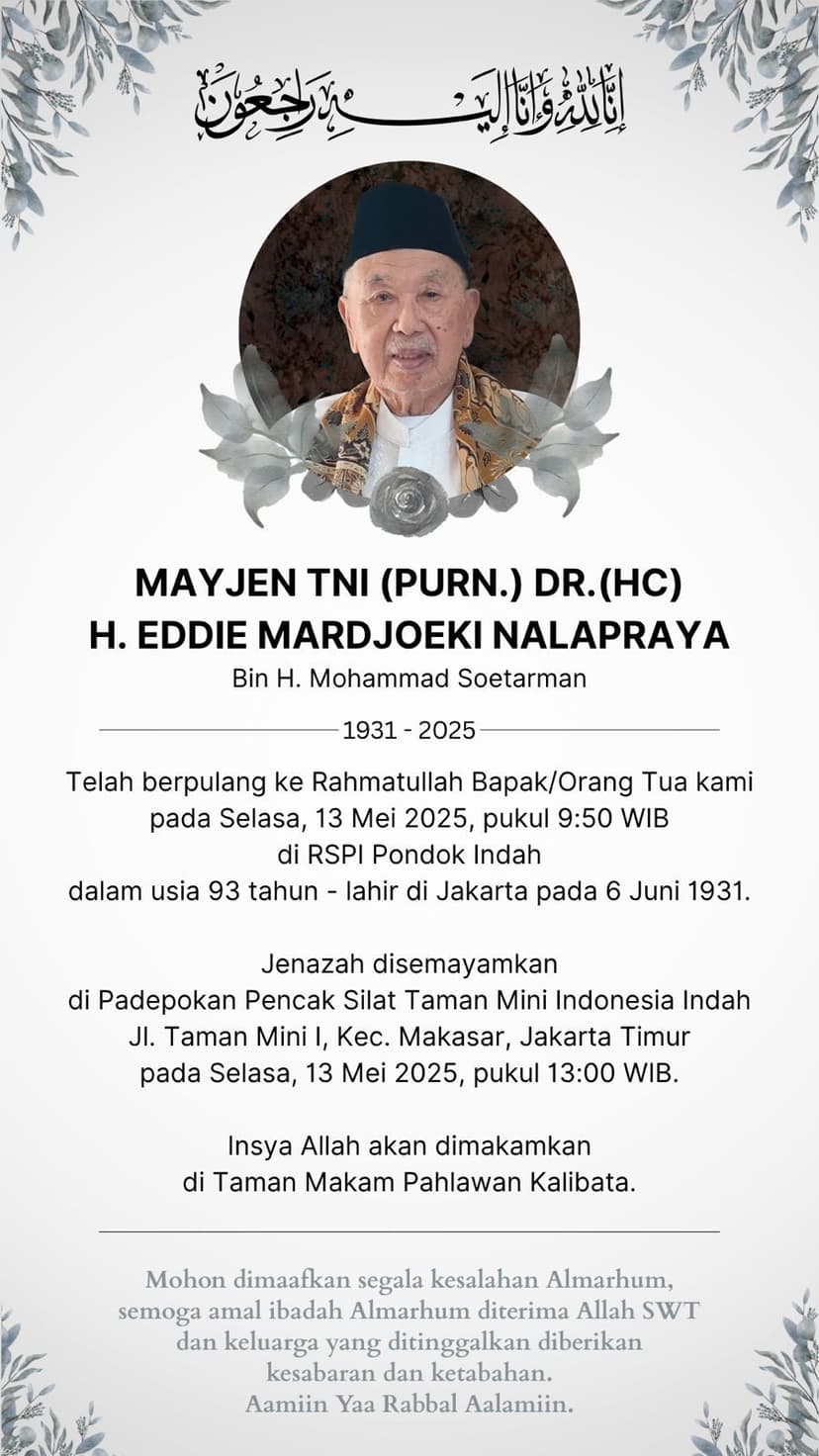 Indonesia berduka 