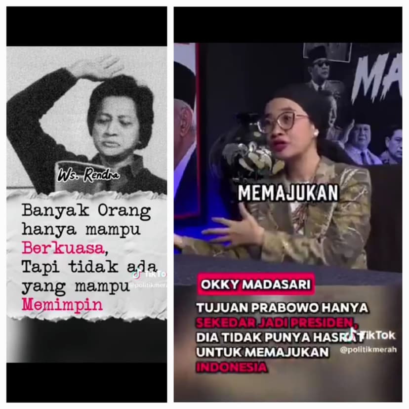 Tujuan berkuasa, maka hanya jadi Penguasa