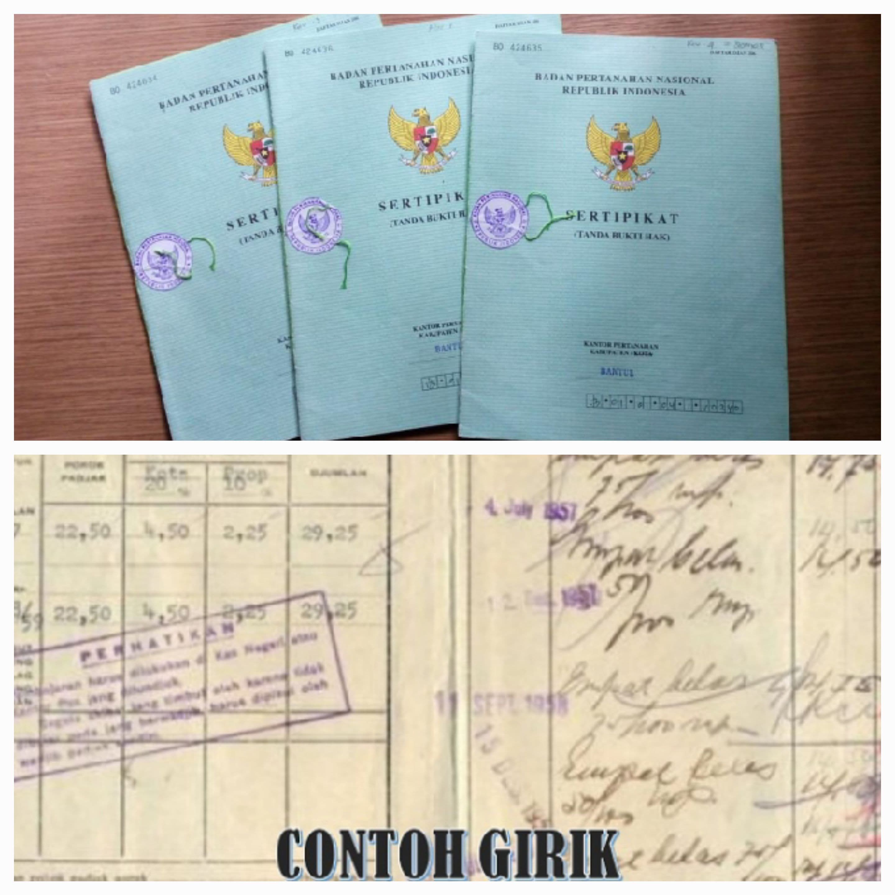 TANAH BER - SHM, AJB, GIRIK DAN CARIK ALA CJI