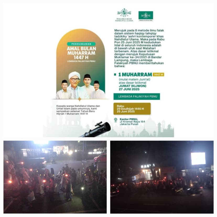 Pawai Obor " 1 Muharrom 1447 Hijriyyah " di Kota Bandung