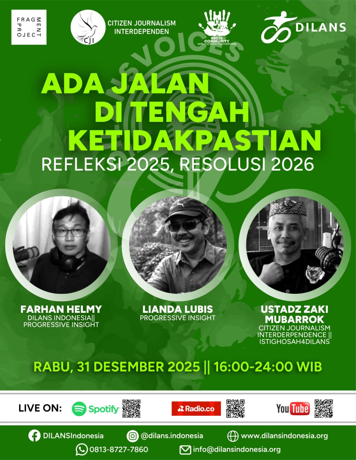 DILANS : REFLEKSI 2025, RESOLUSI 2026