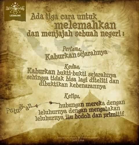 Apakah bangsa Indonesia sudah terpapar ?