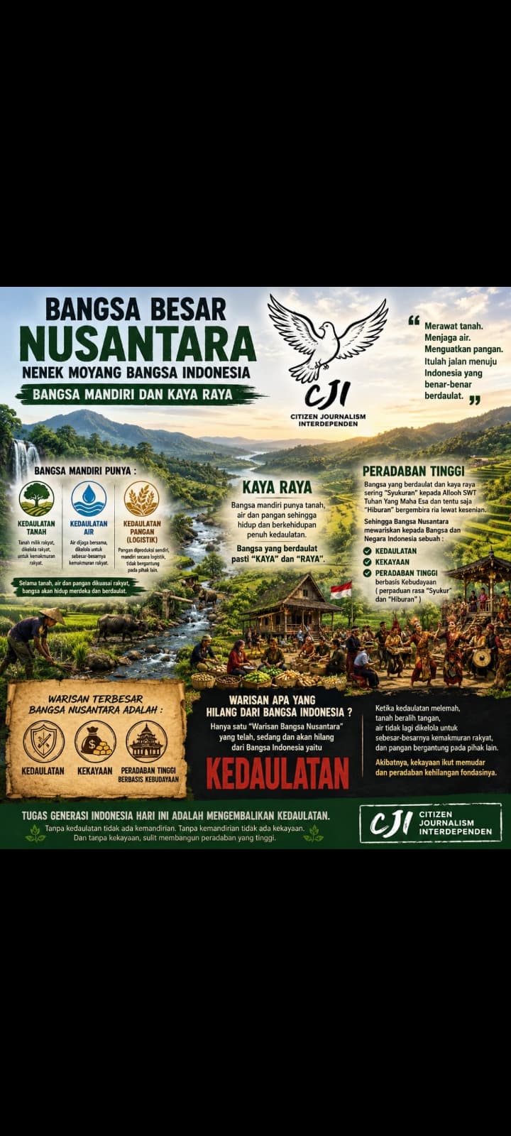 BANGSA BESAR NUSANTARA : WARISAN YANG HAMPIR HILANG