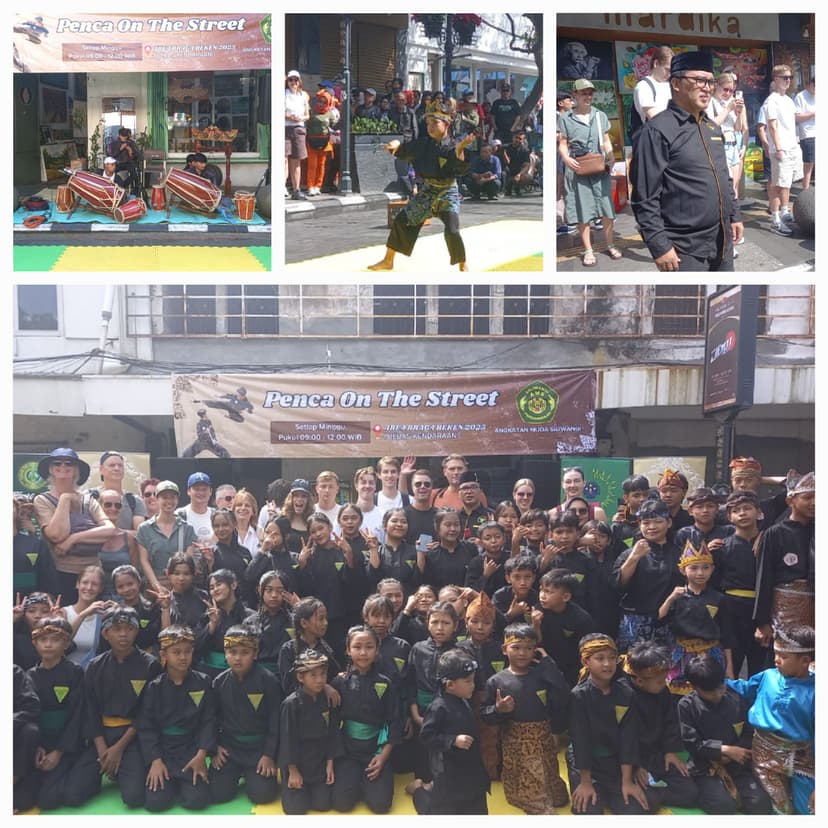 Puluhan Turis Manca Negara hadiri PENCA On The Street