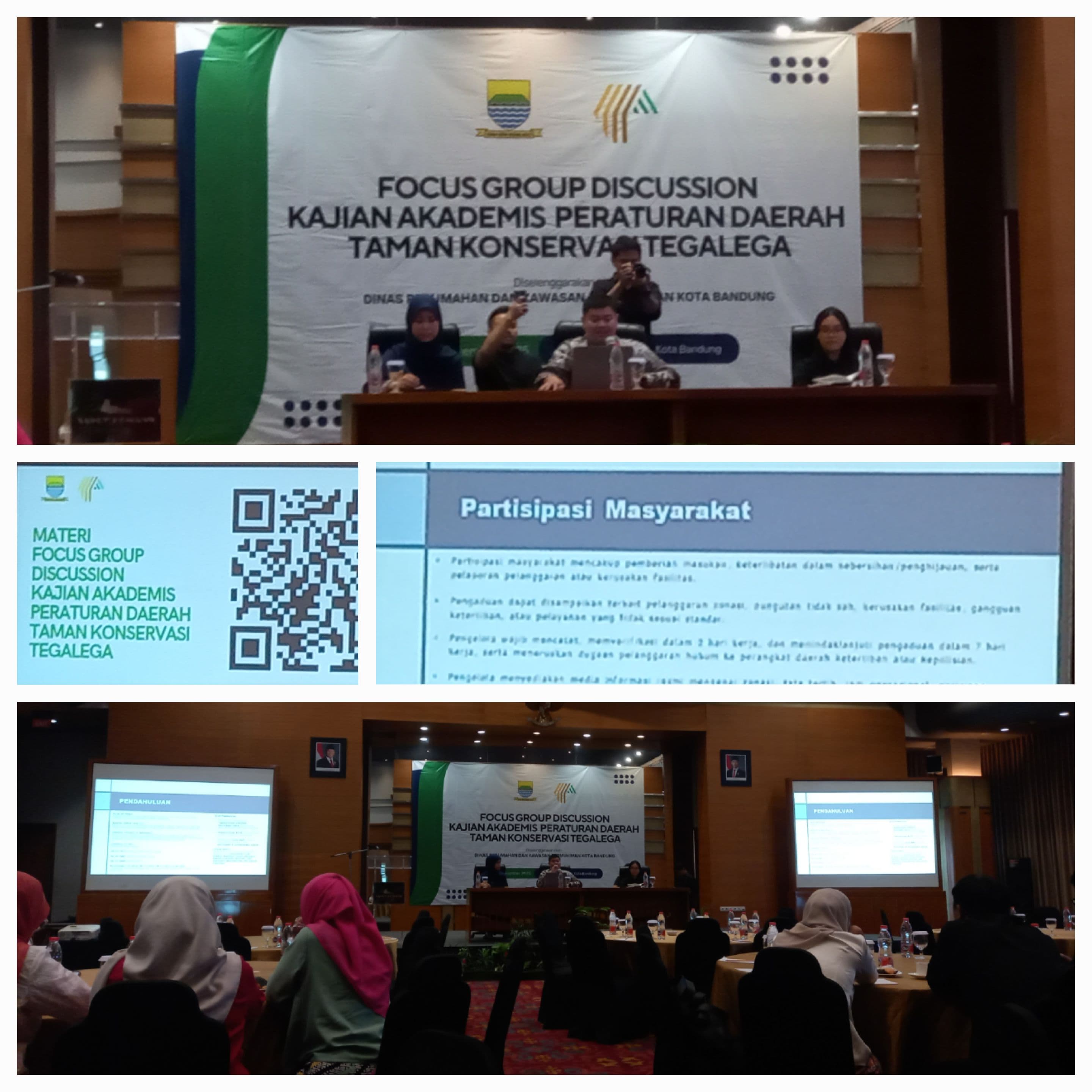 FOCUS GROUP DISCUSSION KAJIAN AKADEMIK PERATURAN DAERAH  TAMAN KONSERVASI TEGALEGA