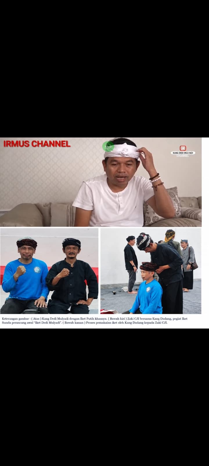 JEJAK " IKET PUTIH KANG DEDI MULYADI "
