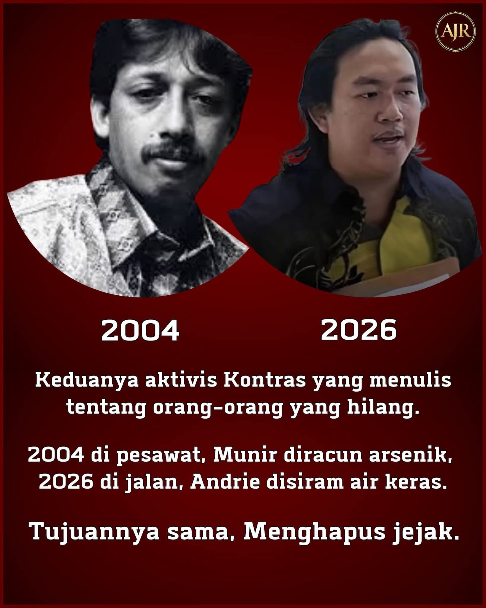 PEJUANG HAK ASASI MANUSIA JADI KORBAN