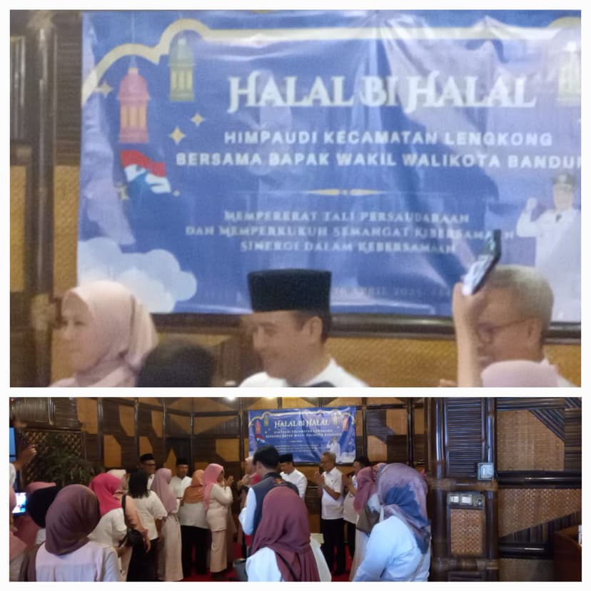 Kang Erwin Wakil Wali Kota Bandung bersalaman