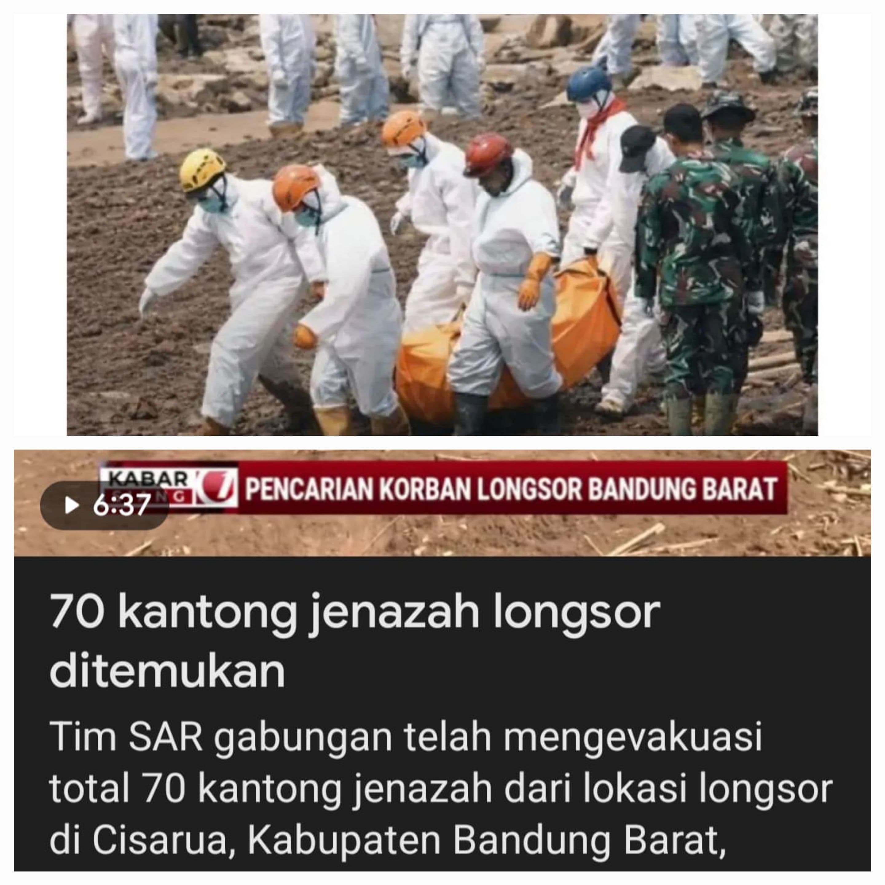 TRAGEDI CISARUA MENELAN 80 KORBAN JIWA