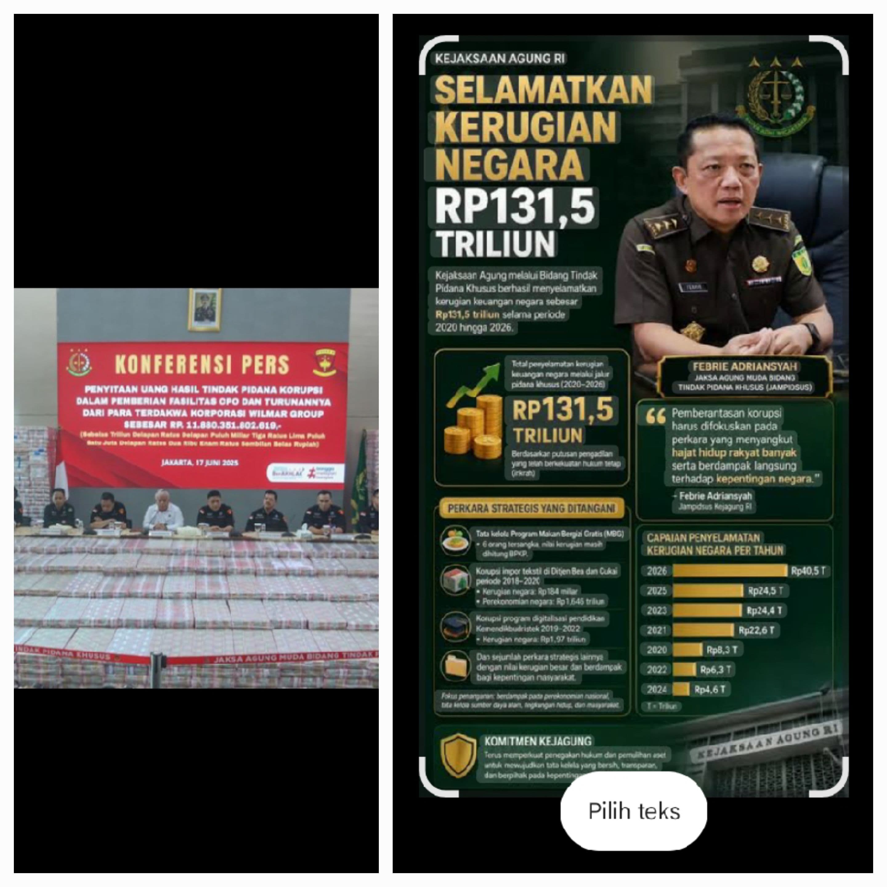 PAJEK [ PAJAK ] UNTUK RAKYAT : 20 % HASIL KORUPSI DAN 50 % HASIL NARKOBA