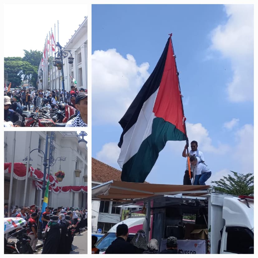 Ribuan orang ikut perjuangkan Palestina Merdeka 