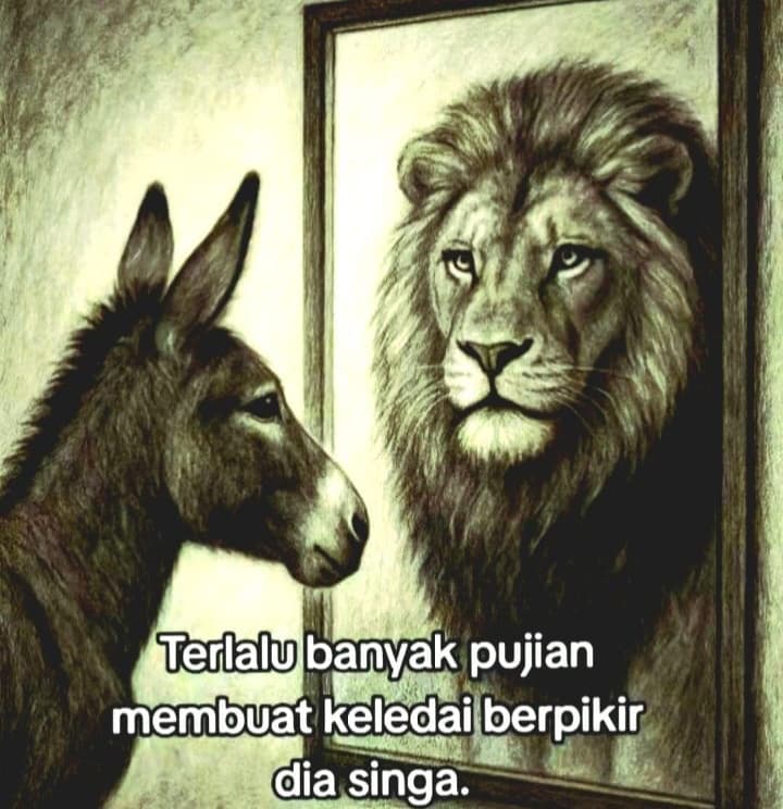 KELEDAI VERSUS SINGA