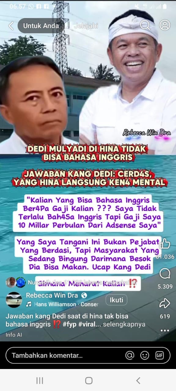 KDM : PENGHASILAN 10 MILIAR PER BULAN