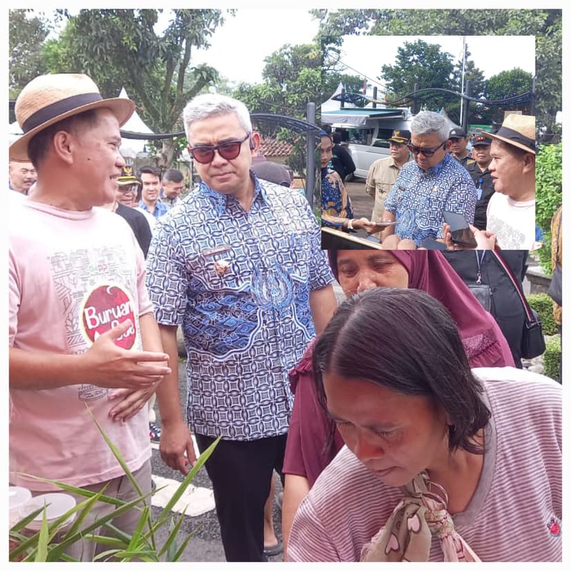 Kang Farhan bersama Kang Gin Gin di tengah masyarakat 