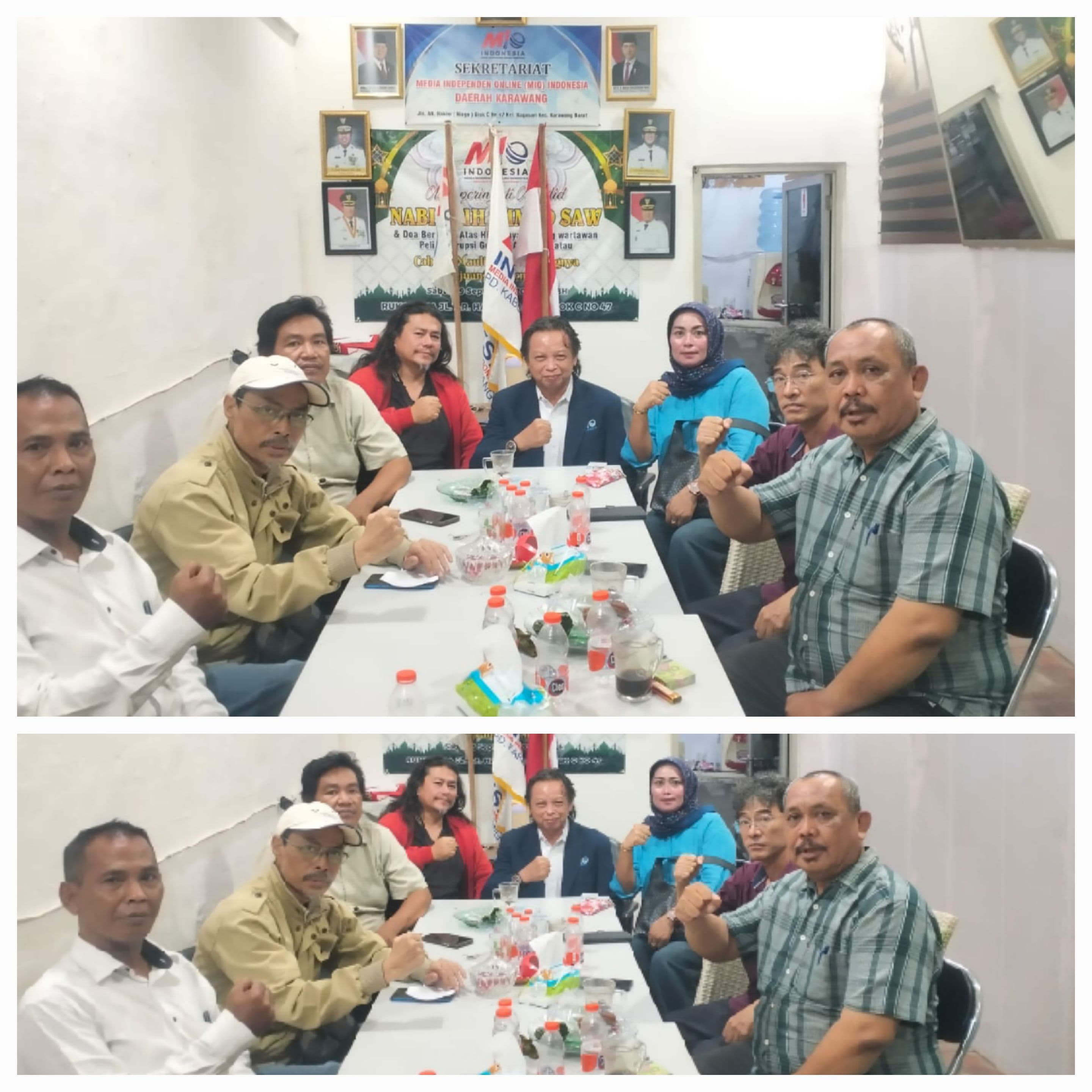 KUNJUNGAN KETUA UMUM MIO INDINESIA PUSAT KE SEKRE MIO PD KARAWANG